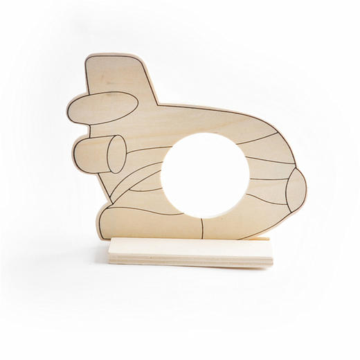 幼儿园课堂手工DIY木质交通工具相框材料包 商品图6