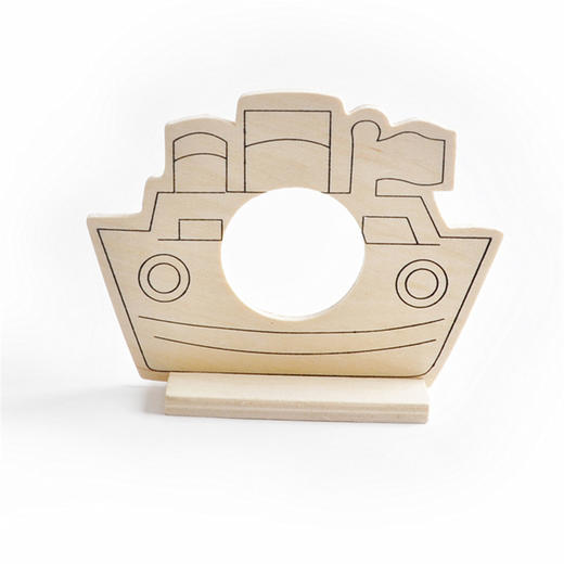 幼儿园课堂手工DIY木质交通工具相框材料包 商品图11