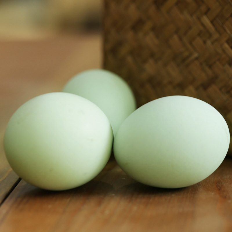 【农家散养-绿壳土鸡蛋5个】12.8元