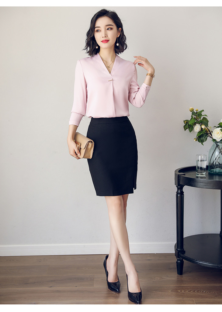 艾尚臣职业装女装套装2018新款ol衬衫套裙女士气质正装时尚工作服