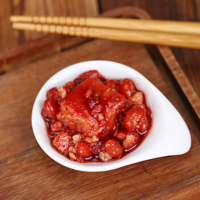 台湾进口腐乳 全食物日记红曲豆腐乳 下饭拌面调味酱300g/罐