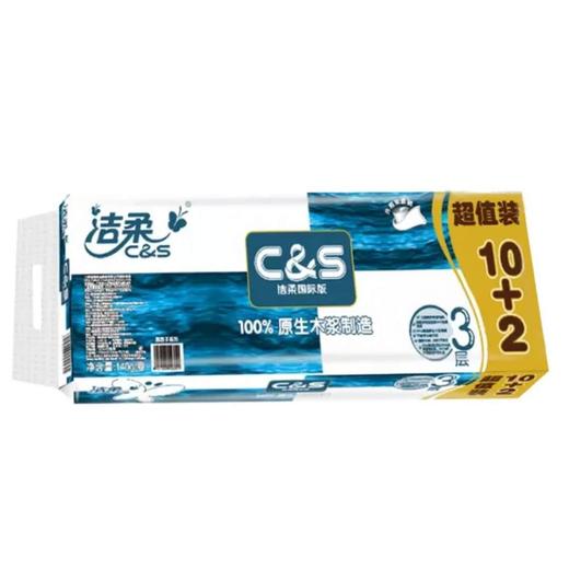 洁柔蓝面子系列140g卫生纸（12卷装） 商品图0