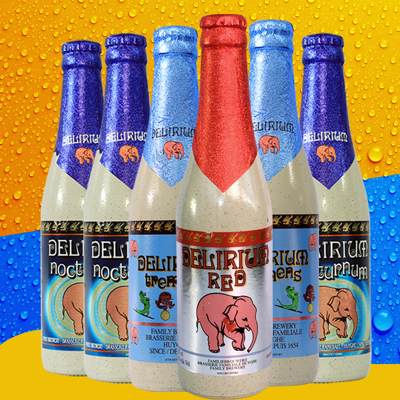 粉象啤酒深粉浅粉粉象樱桃330ml小瓶装比利时进口小粉象啤酒