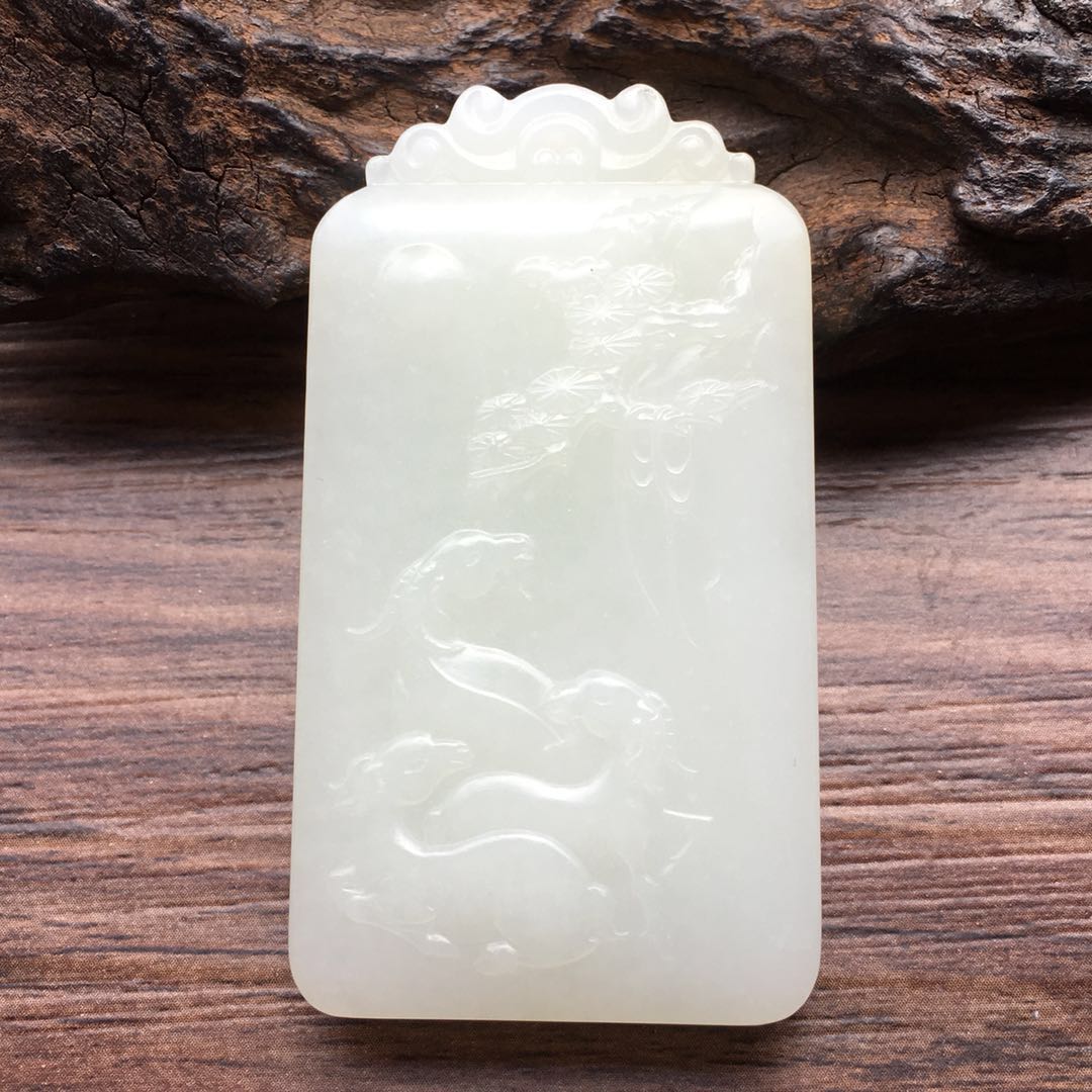 【99815】和田玉俄料洋洋得意