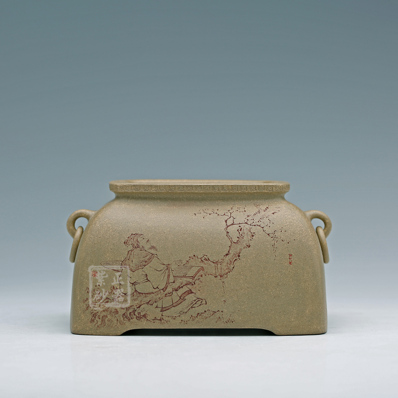 工艺美术师 | 张勇 | 双耳四方樽