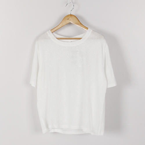 白色XL码女士上衣短袖宽松T恤百搭春夏女装E40 商品图0