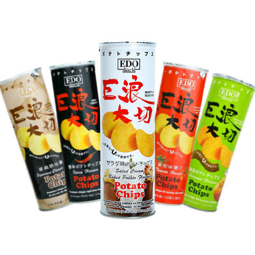 edo巨浪大切紫菜味薯片150g 商品图2