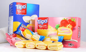 Tipo迷你蛋糕卷牛奶味180g