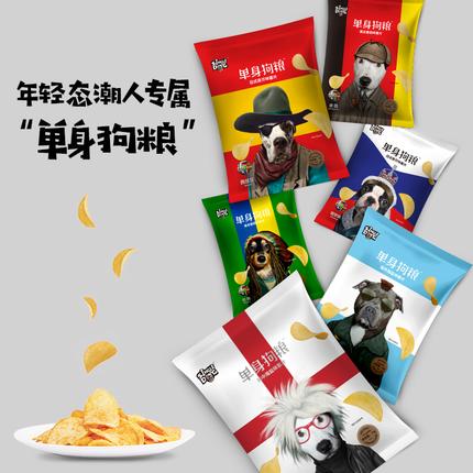 单身狗粮美式薯片71g 商品图1
