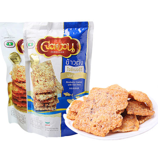 状元牌火鸡味\鱼松味米脆饼100g 商品图2