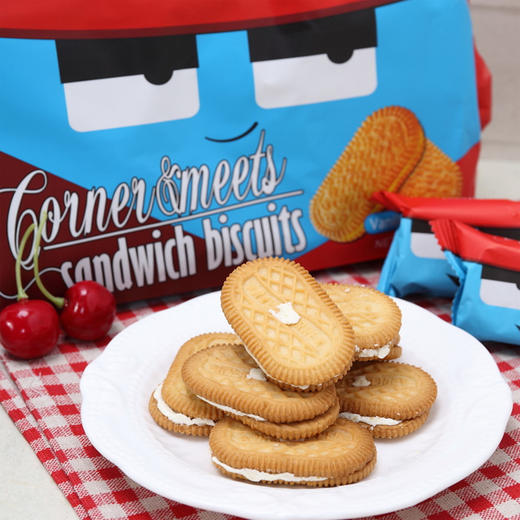 卡乐米斯香草味夹心饼干120g 商品图0