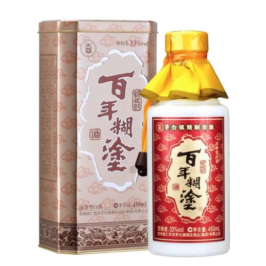 百年糊涂酒银世纪 33度500ml 商品图0
