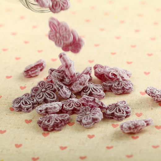 莎莎的店水果糖紫罗兰味150g 商品图3