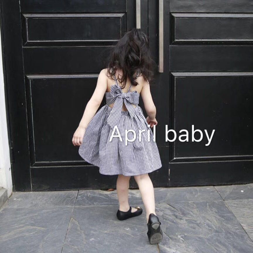 LJ06后背蝴蝶结吊带裙，韩版流行好看