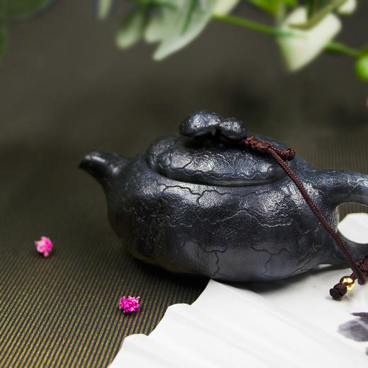 和田玉（青花）玉壶--供春壶（宋鸣放6612）92.79G 商品图3