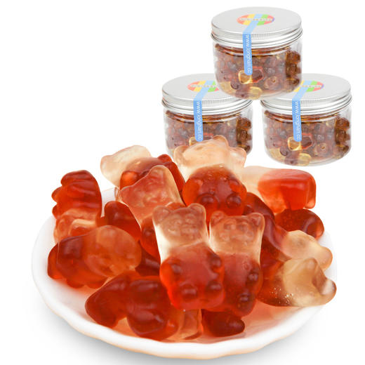 怡可诺可乐熊\大莓子\迷你熊\酸小虫橡皮糖150g 商品图0