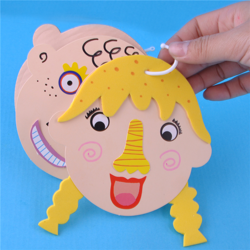 幼儿园课堂手工diy创意手工五官认识材料包