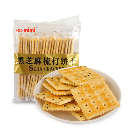 Ho.mimi牌特级原味\黑芝麻梳打饼268g 商品图1
