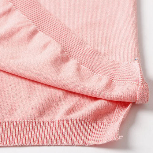 粉色短袖t恤女夏翻领修身百搭学院风针织polo衫上衣E49 商品图3