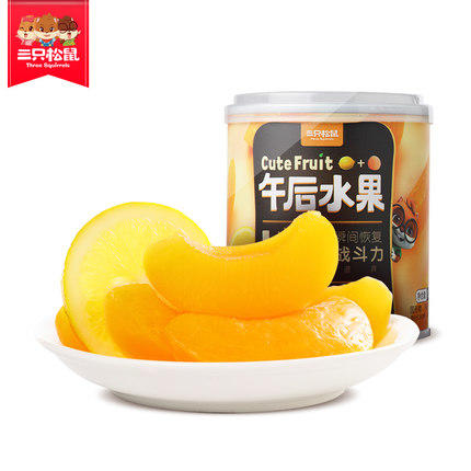 三只松鼠午后黄桃水果罐头312g 商品图4