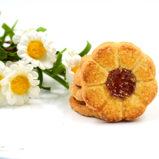 荻爱怡混装华夫饼干/诺帕丽曲奇饼干400g 商品图3