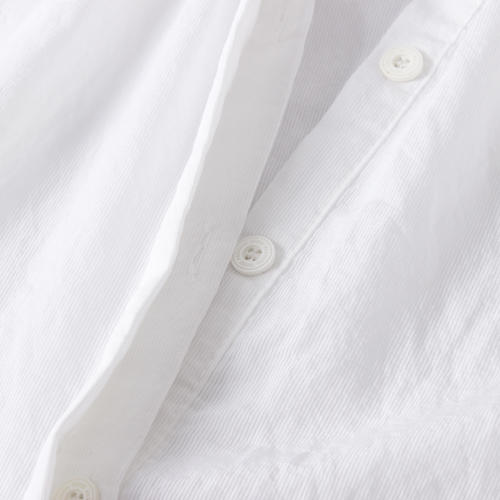 M码白色宽松立领通勤百搭衬衫B11 商品图4