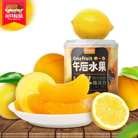 三只松鼠午后黄桃水果罐头312g