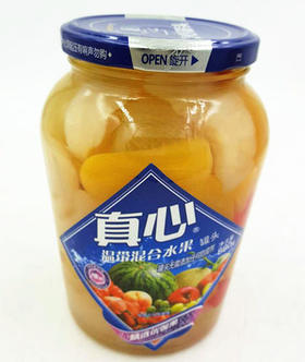 真心热带混合水果罐头880g