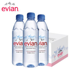 法国依云矿泉水500ml