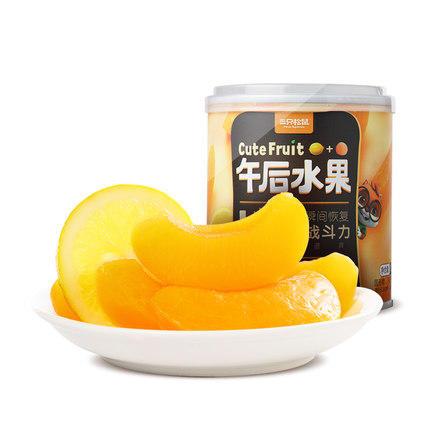 三只松鼠午后黄桃水果罐头312g 商品图1