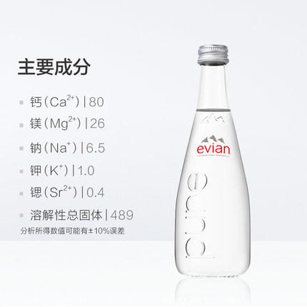 依云玻璃瓶330ml 商品图1
