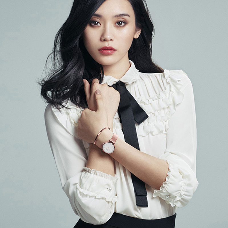 dw金属女表/手镯│超模同款,奚梦瑶,泰勒·希尔等维密天使都在戴