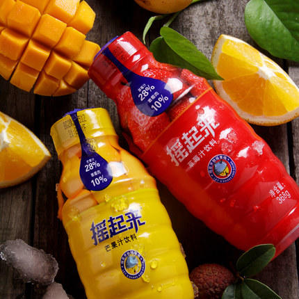 白鸽摇起来草莓汁饮料368ml 商品图3