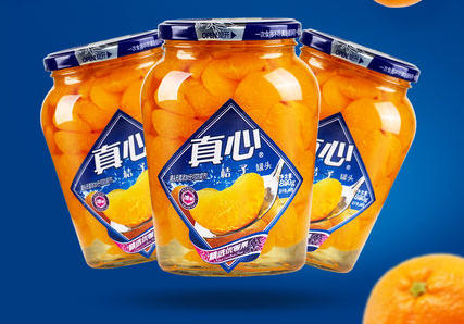 真心橘子罐头880g 商品图2