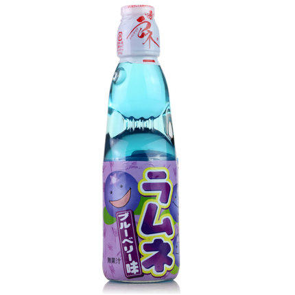 哈达波子水蓝莓味汽水200ml 商品图0
