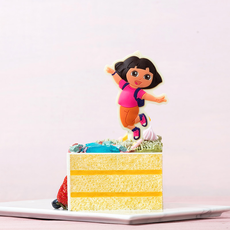 我们是最勇敢的少年~正版授权蛋糕-爱探险的朵拉,戚风升级版,领券下单