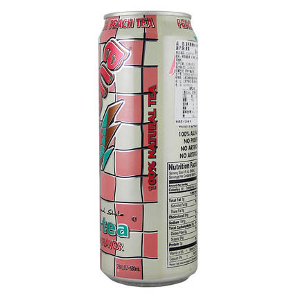 亚利桑那冰茶果味饮料香桃味680ml 商品图3