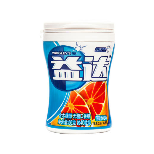 益达无糖口香糖清新西柚味56g 商品图0