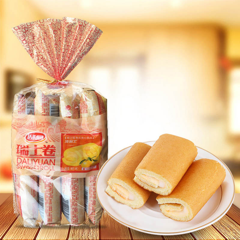 达利园 瑞士卷橙汁味160g(8枚)/包-5包起批
