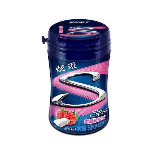 炫迈无糖口香糖酸甜草莓味56克 商品图0