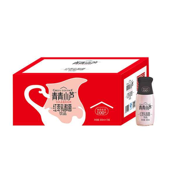 青春小芦红枣乳酸菌 300ml 1*15/瓶