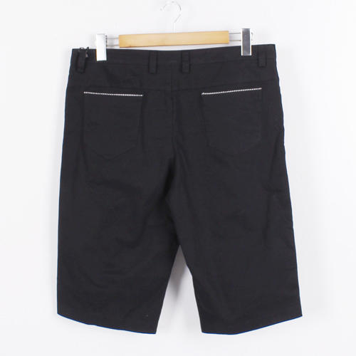 狮神龙圣35码黑色五分裤男休闲裤修身中裤短裤B24 商品图1