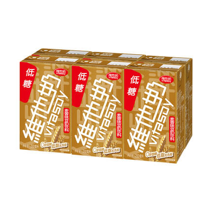 维他奶低糖(麦香味)250ml 商品图0