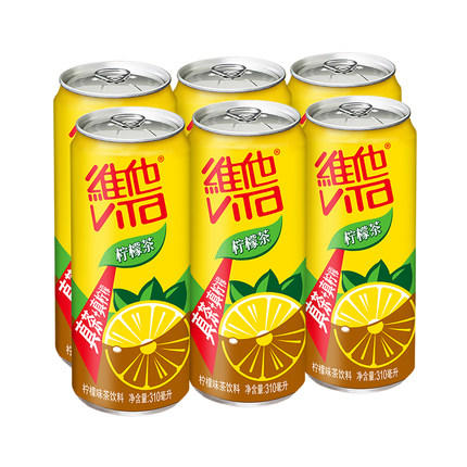 维他饮料听装（柠檬茶）310ml 商品图1