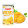 【1罐】鲜绿园黄桃罐头425g*1罐 肉厚多汁 无防腐剂 无色素 商品缩略图0