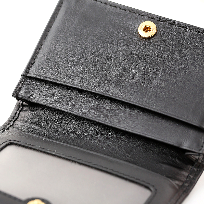 saintjoy/上久楷 男士宋锦名片夹 米色圆福纹·黑色 bms5205