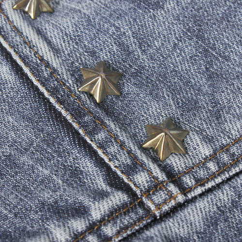 均码蓝色牛仔半身裙a字高腰显瘦包臀裙一步裙B88 商品图3