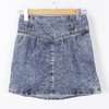 均码蓝色牛仔半身裙a字高腰显瘦包臀裙一步裙B88 商品缩略图0