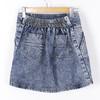 均码蓝色牛仔半身裙a字高腰显瘦包臀裙一步裙B88 商品缩略图1