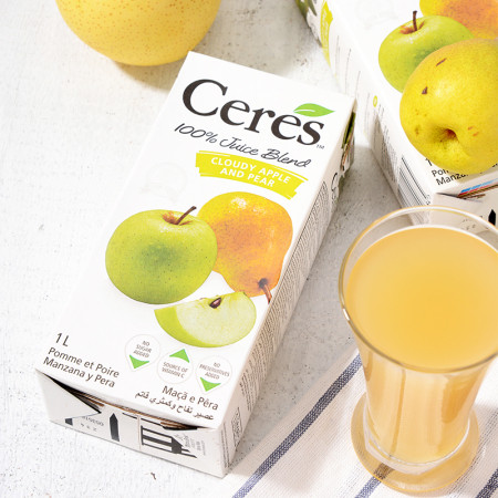 西瑞斯混合果汁(梨 苹果) 1l/盒 3盒/组